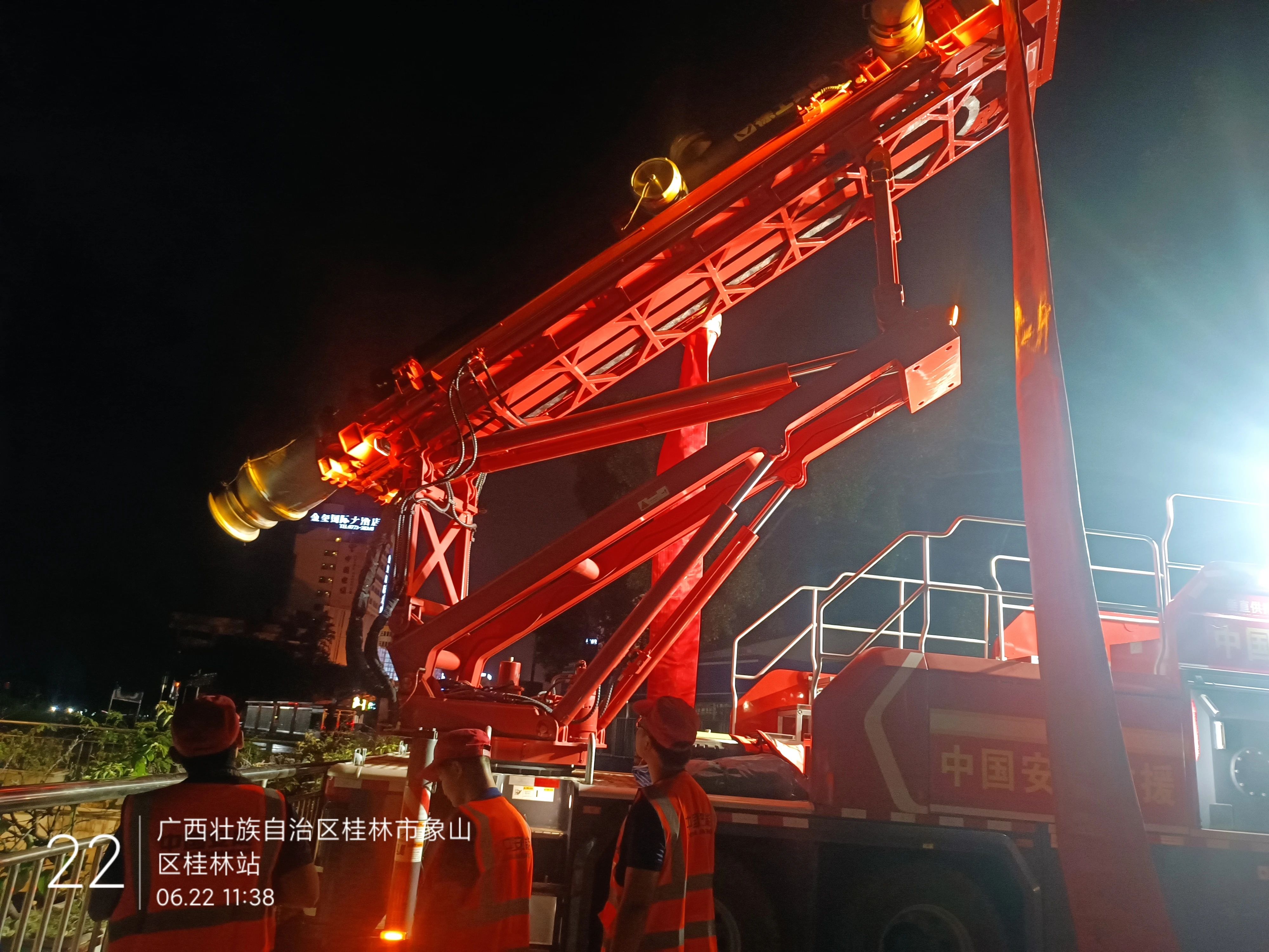 桂林洪水！jbo竞博多台排涝应急装备全力迎战!
