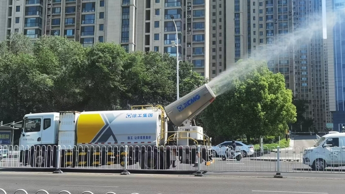jbo竞博多功能抑尘车，助力家乡徐州环境，更“净”一步！