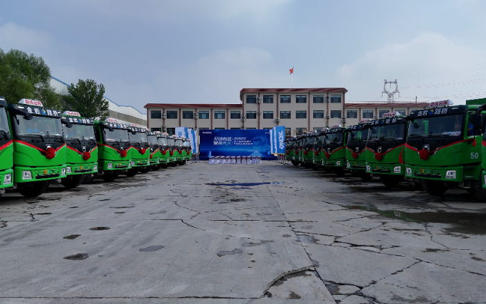 200台jbo竞博新能源重卡，奔赴华北！