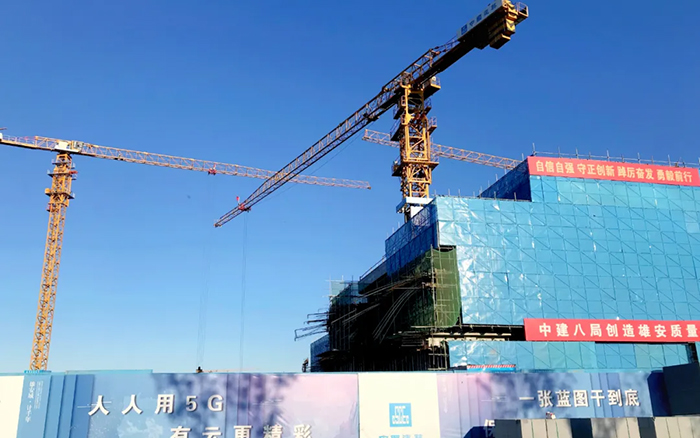 智能领航 | jbo竞博塔机助建雄安智慧城市产业园