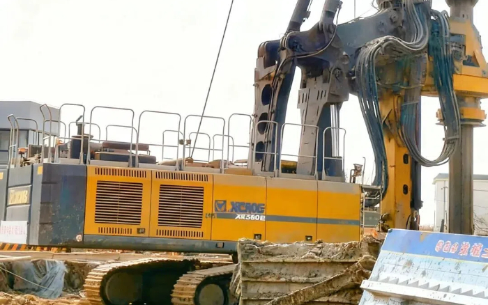 济南基坑支护遇 “硬岩难题”，jbo竞博 XR360E 旋挖钻机高效入岩强助力