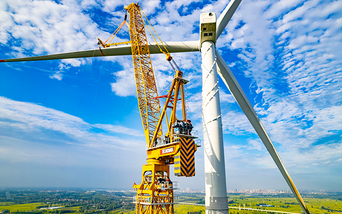 水田工况实录 | jbo竞博XGL3300-220S擎起185米风电新高度