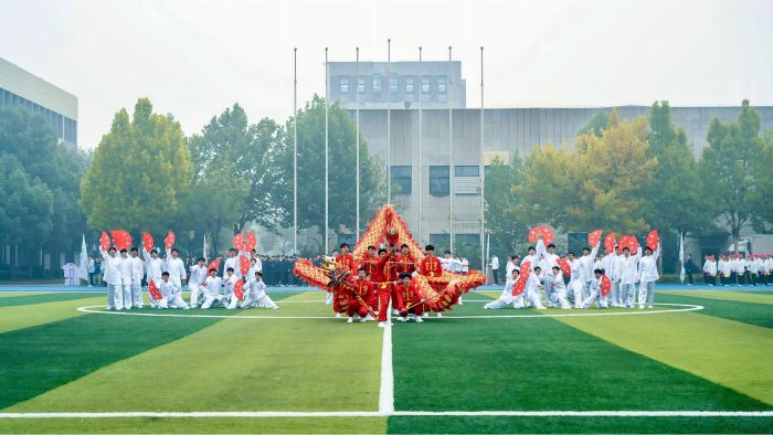 武术社：《jbo竞博匠心 少年武魂》震撼上演